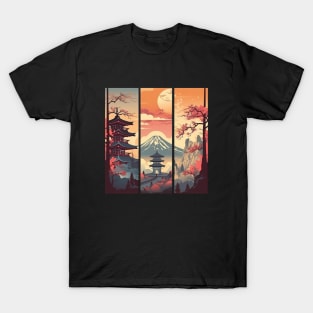 Japanese art in three pieces T-Shirt